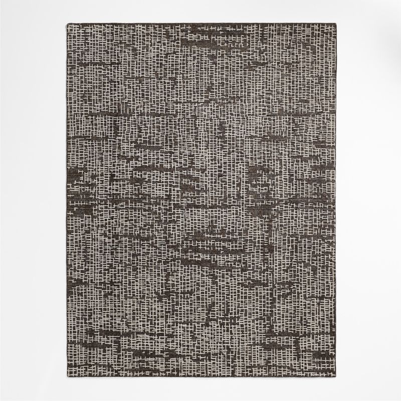 Montauban Wool Grid Espresso Brown Area Rug 10'x14' added by Spoak Member