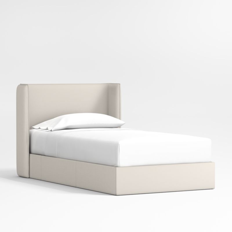 Noa Shelter Cream Upholstered Kids Twin Storage Bed added by Spoak Member