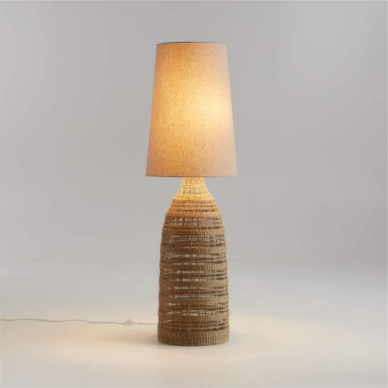 Nossa Woven Seagrass Floor Lamp 57.5" added by Spoak Member
