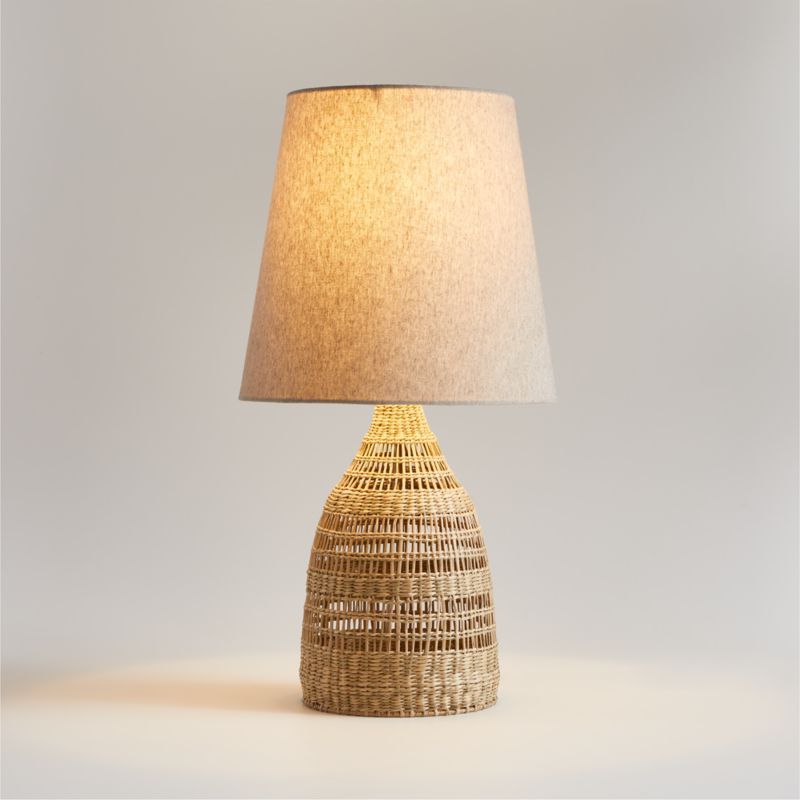 Nossa Woven Seagrass Table Lamp 28" added by Spoak Member