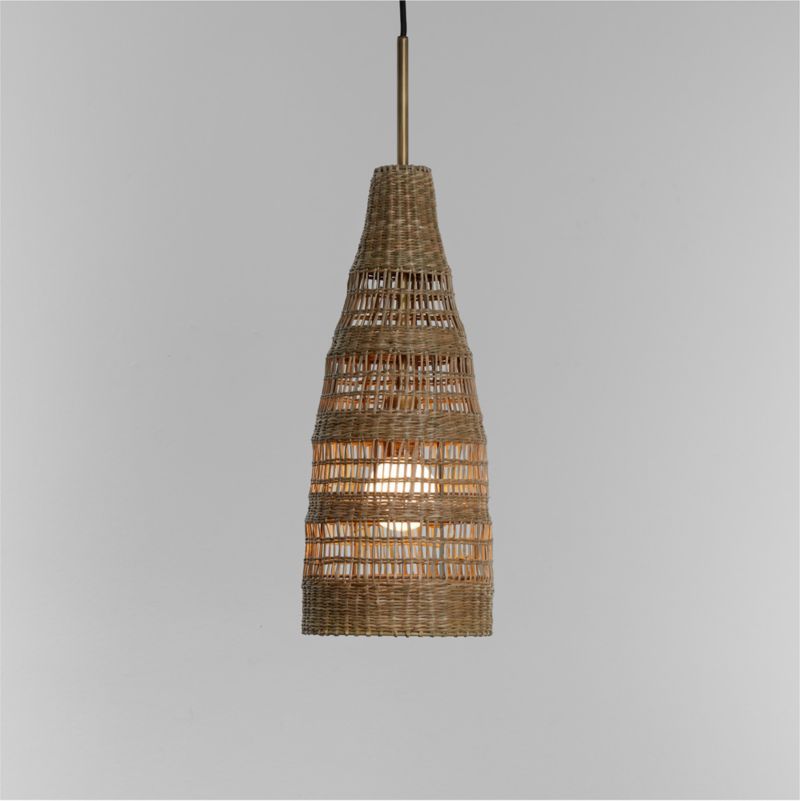 Nossa Small Natural Woven Pendant Light added by Spoak Member
