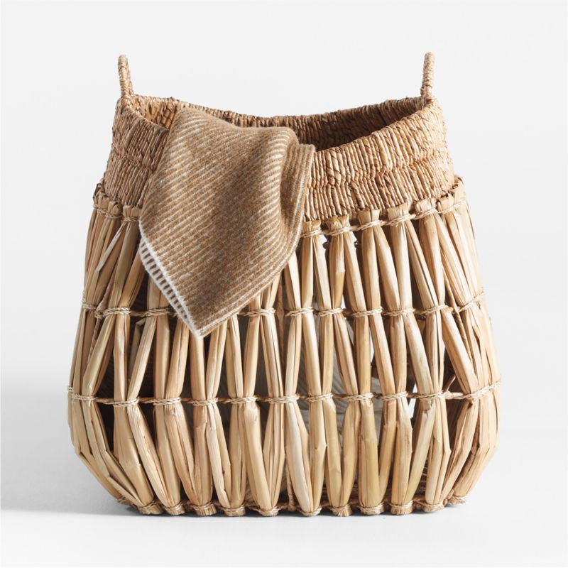 Oketo Beige Large Rattan Decorative Basket added by Spoak Member