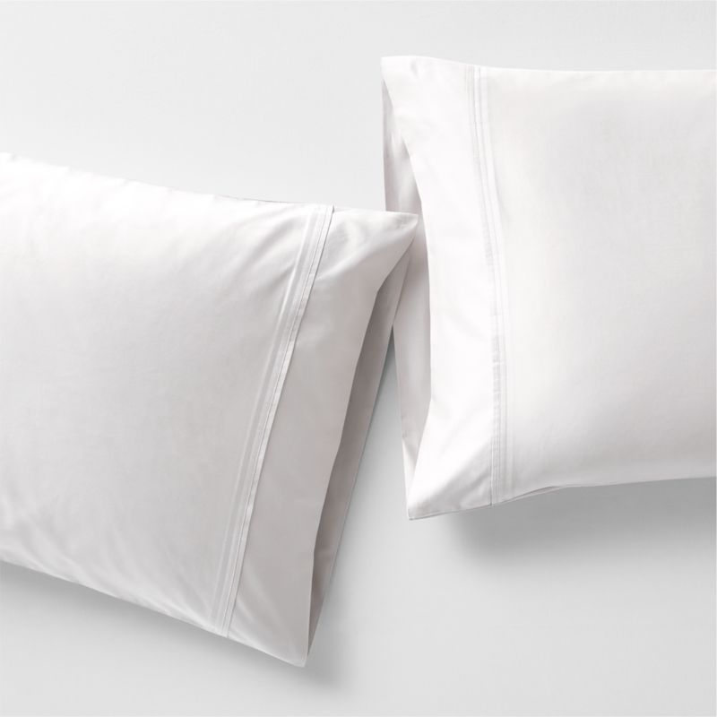 Favorite Organic Cotton Sateen White Standard Pillowcases, Set of 2 added by Spoak Member