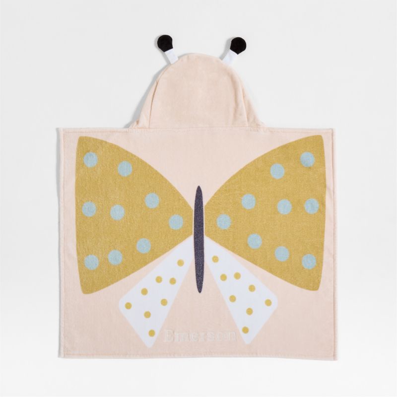 Butterfly Organic Cotton Hooded Baby Beach Towel added by Spoak Member