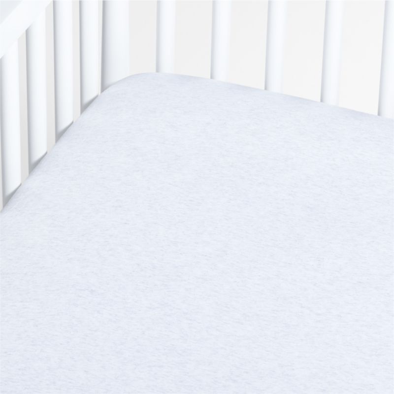Baby's First Grey Organic Jersey Baby Crib Fitted Sheet added by Spoak Member
