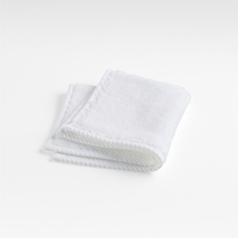 Quick-Dry White Organic Cotton Washcloth added by Spoak Member