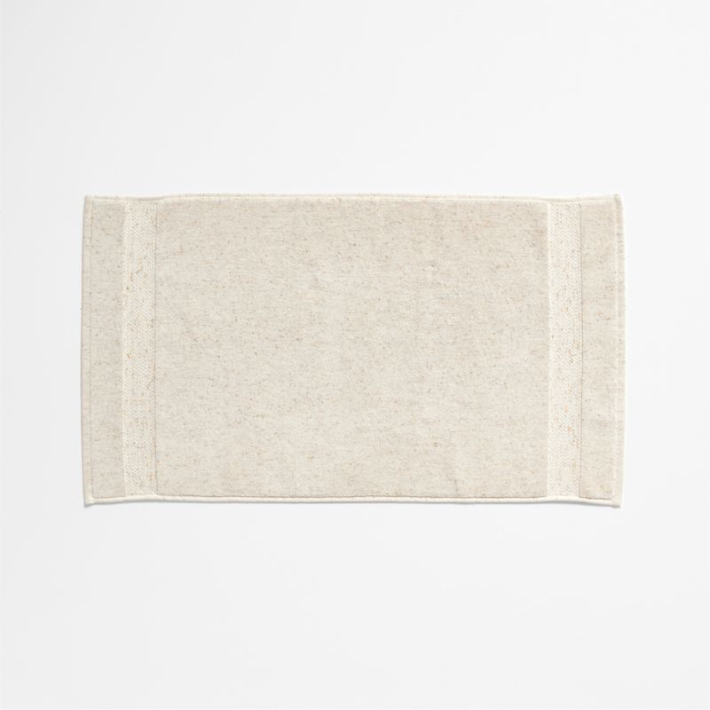Organic Turkish Cotton Natural Beige Fleck Bath Mat 20"x34" added by Spoak Member