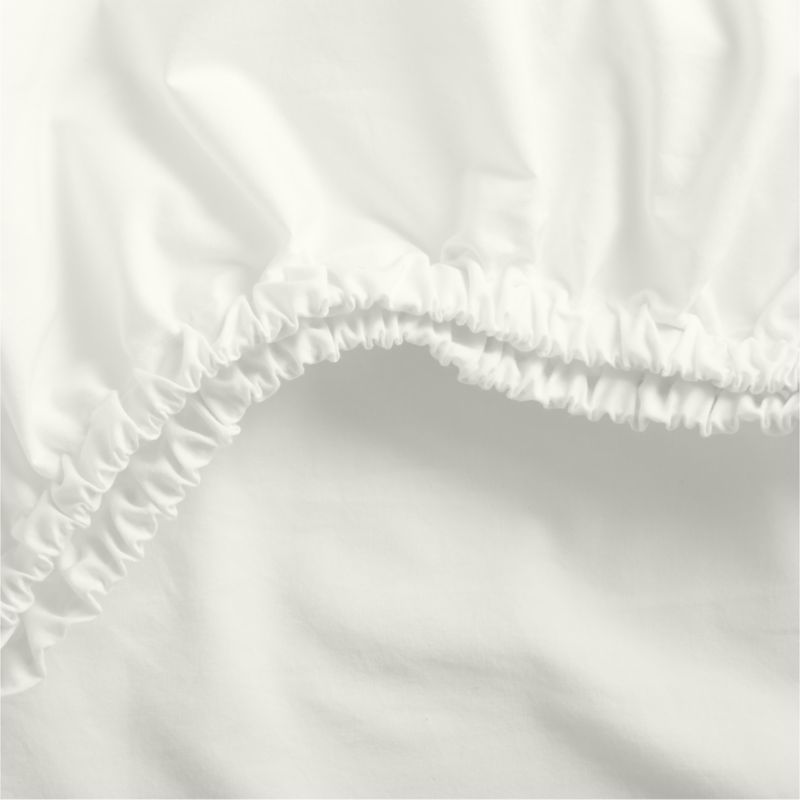 Cozy Cloud Pampas Ivory Washed Organic Cotton Baby Crib Fitted Sheet added by Spoak Member