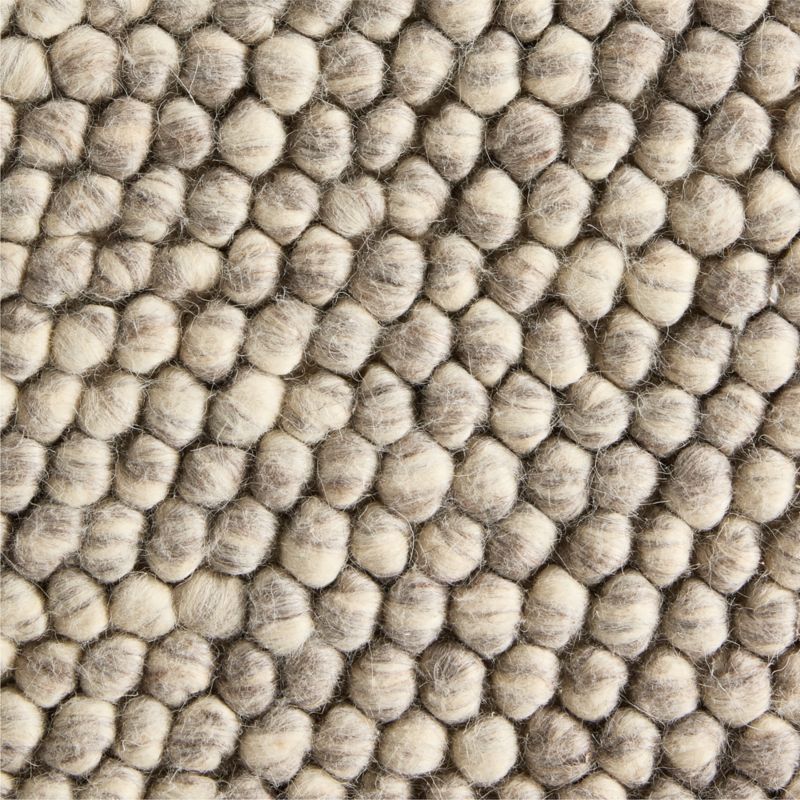 Orly Wool Blend Textured Cream and Grey Area Rug 9'x12' added by Spoak Member