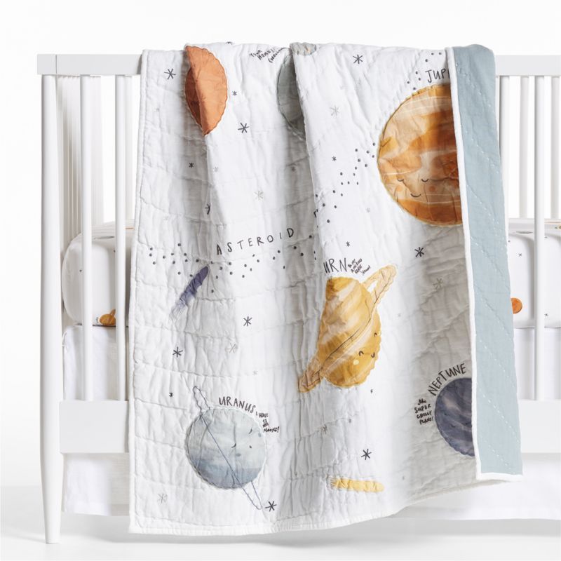 Outer Space Organic Cotton Baby Crib Quilt added by Spoak Member