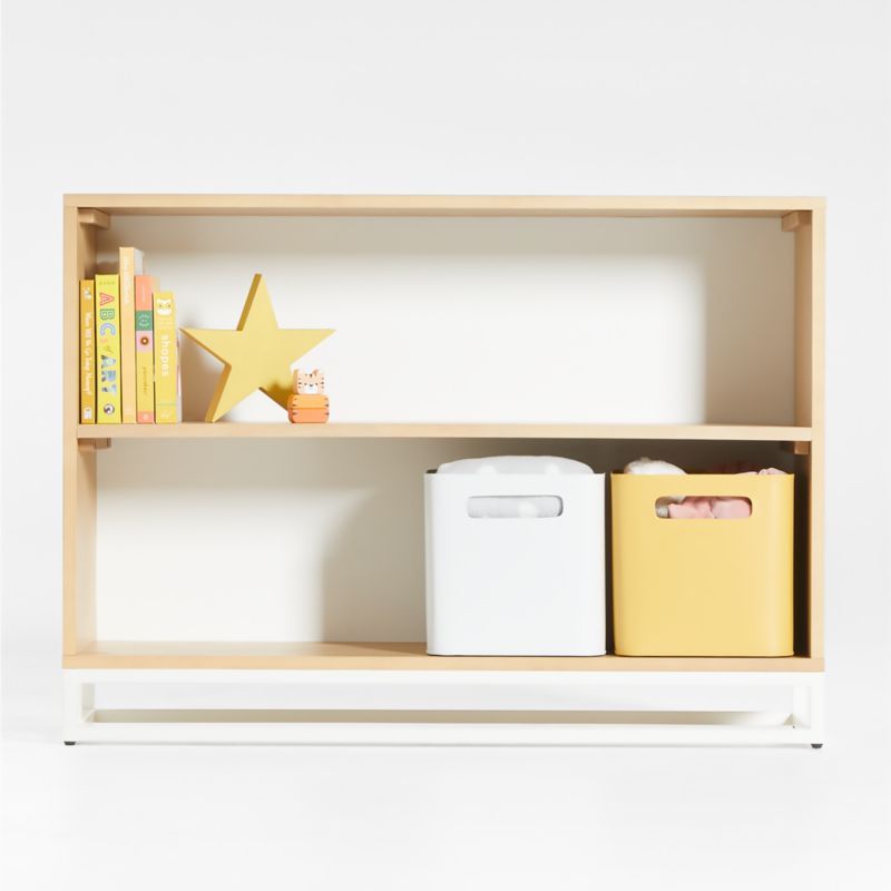 Outline White Metal and Wood 2-Shelf Bookcase added by Spoak Member