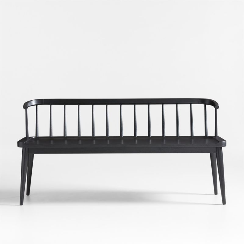 Pali Black Wood Dining Bench added by Spoak Member