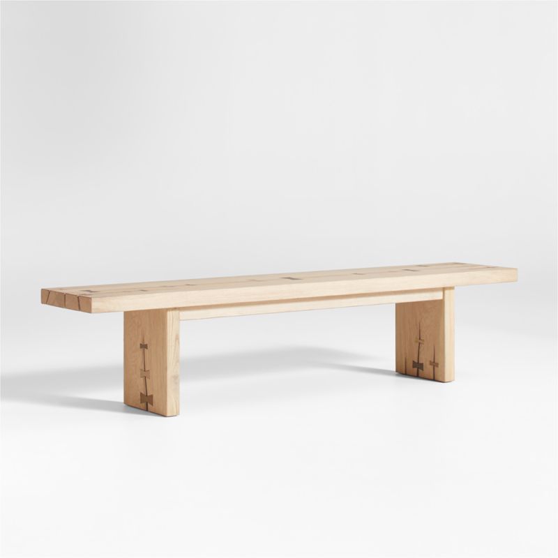 Papillon Oak Wood Dining Bench by Laura Kim added by Spoak Member