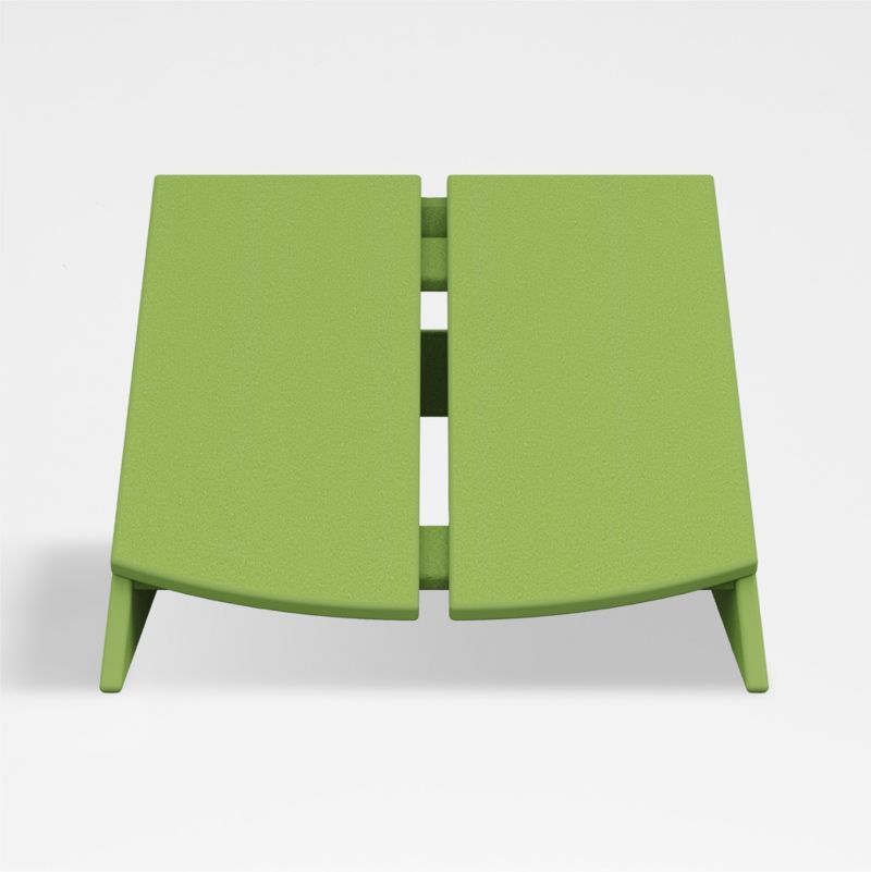 Paso Lime Outdoor Patio Adirondack Chair Ottoman by POLYWOOD® added by Spoak Member