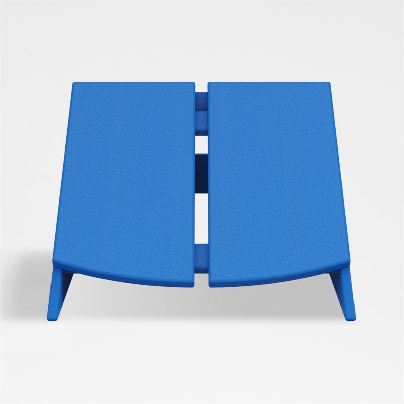 Paso Pacific Blue Outdoor Patio Adirondack Chair Ottoman by POLYWOOD® added by Spoak Member