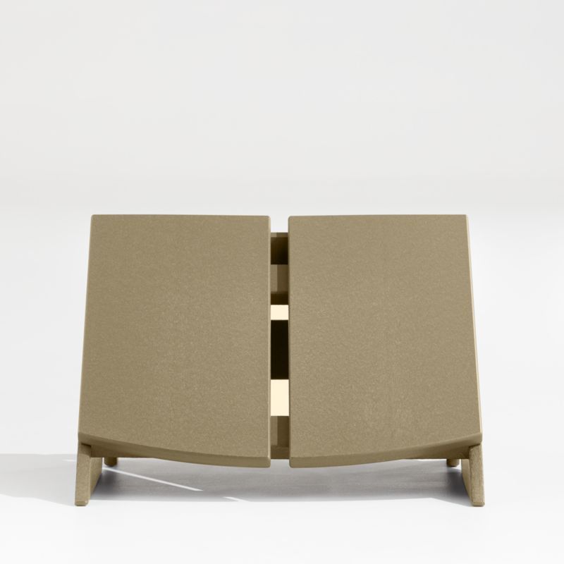 Paso Sand Outdoor Adirondack Chair Ottoman by POLYWOOD® added by Spoak Member