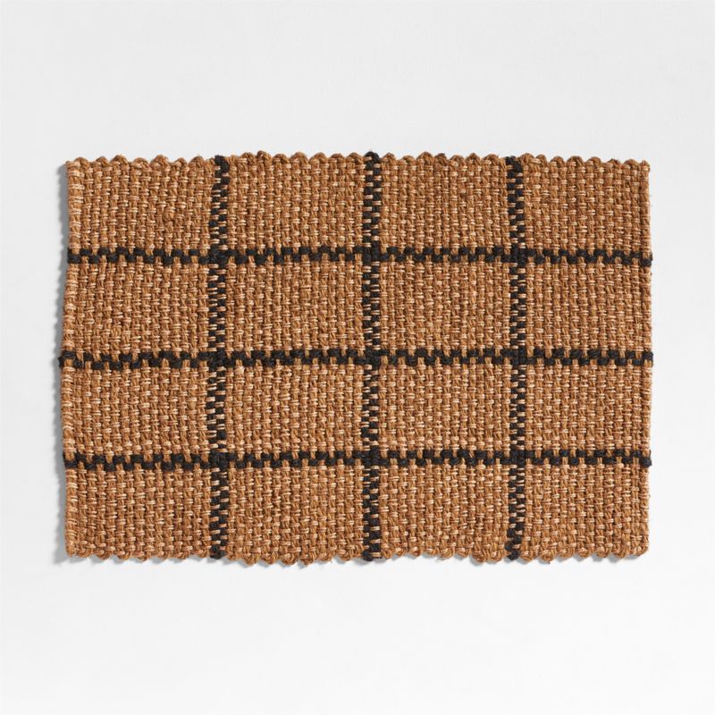 Picnic Stripe Coir Textured Black and Natural Indoor/Outdoor Doormat 24"x36" added by Spoak Member