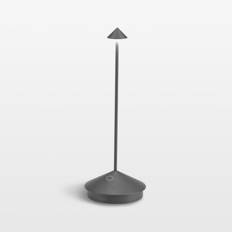 Pina Pro Dark Grey Metal Table Lamp by Zafferano America 11.4" added by Spoak Member