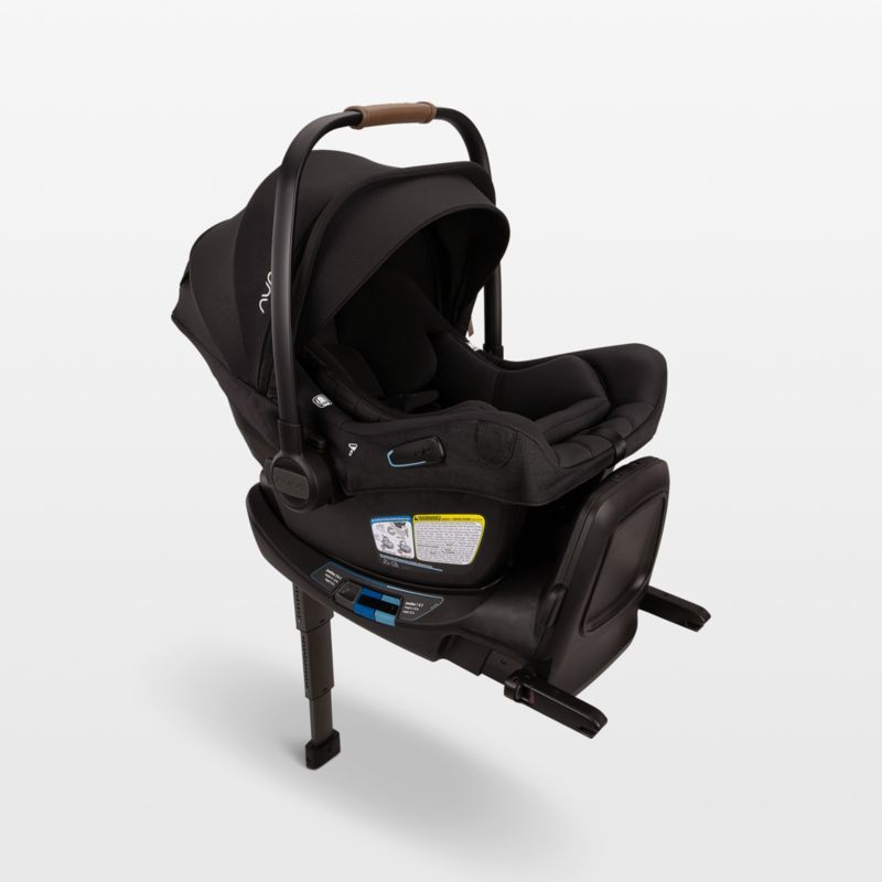 Nuna PIPA ™ aire rx Caviar Black Reclining Infant Car Seat + PIPA RELX Base added by Spoak Member