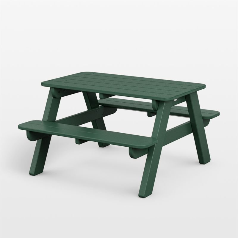 Green Outdoor Kids Picnic Table by POLYWOOD ® added by Spoak Member