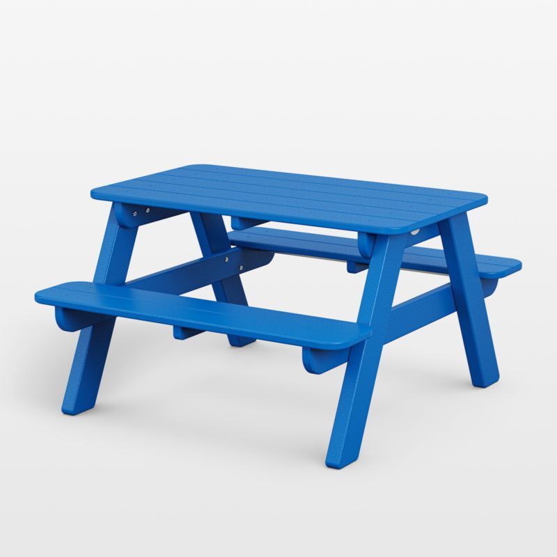 Pacific Blue Outdoor Kids Picnic Table by POLYWOOD ® added by Spoak Member