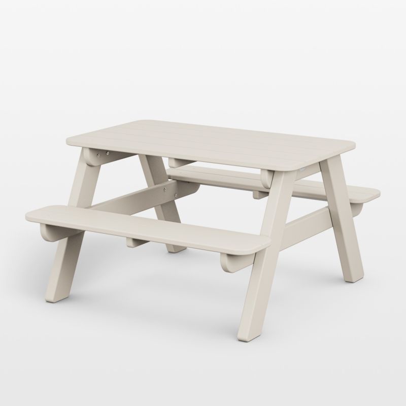 Sand Brown Outdoor Kids Picnic Table by POLYWOOD ® added by Spoak Member