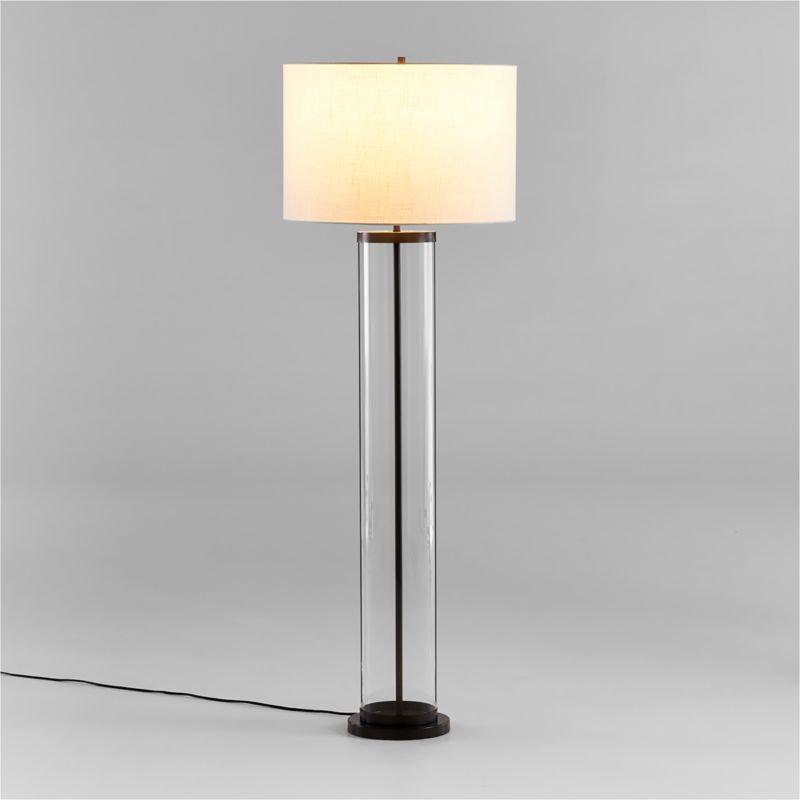 Promenade Black Floor Lamp with White Shade 62" added by Spoak Member