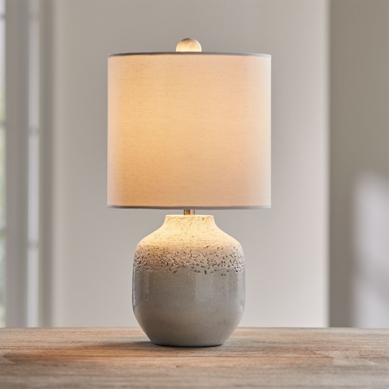 Quinn Grey and White Table Lamp 19" added by Spoak Member