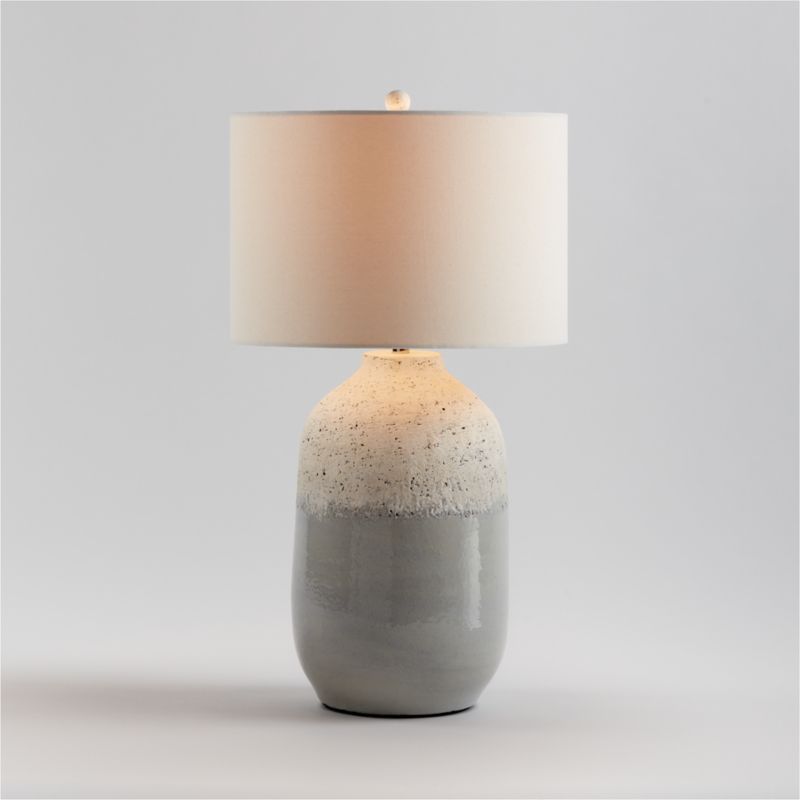 Quinn Large White Ceramic Table Lamp 25.75" added by Spoak Member