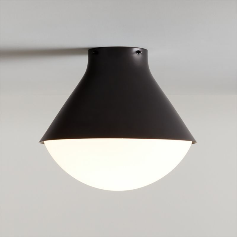 Rainier Black Conical Flush Mount Light added by Spoak Member