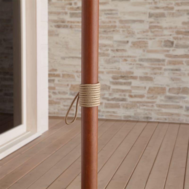 Rectangular Eucalyptus Outdoor Patio Umbrella Frame added by Spoak Member