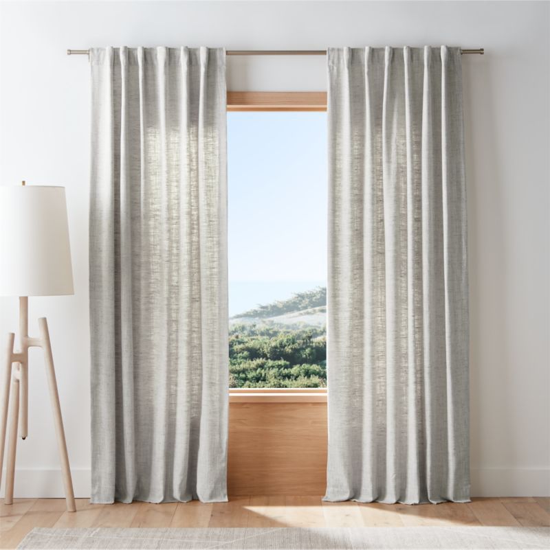 Reid Warm Beige Recycled Fiber Window Curtain Panel 52"x120" added by Spoak Member