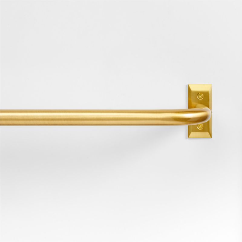 Brass 1" Room Darkening Curtain Rod 90"-144" added by Spoak Member