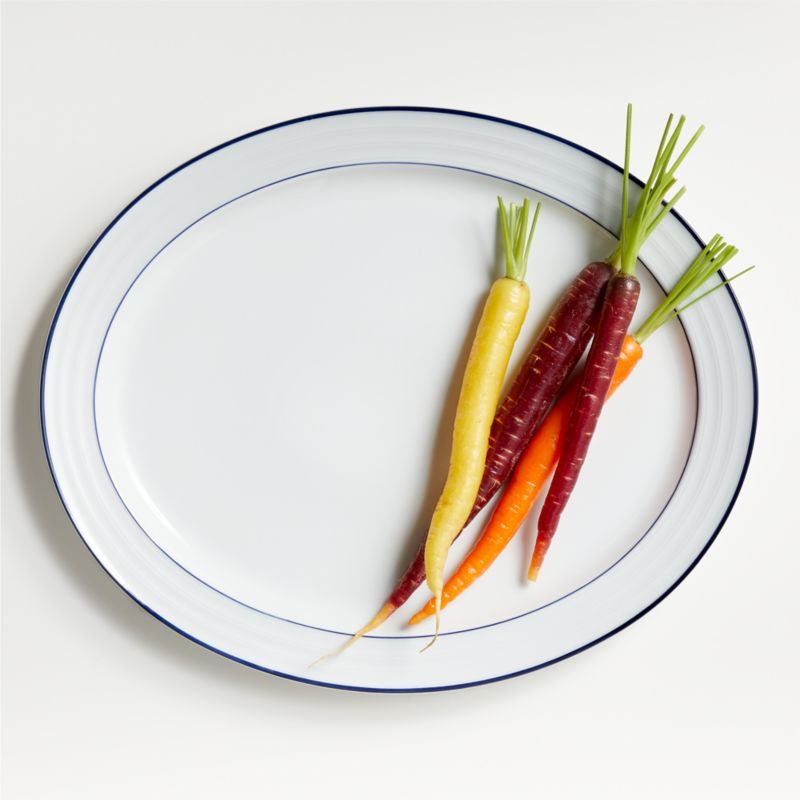 Roulette Blue Band Large Oval Platter added by Spoak Member