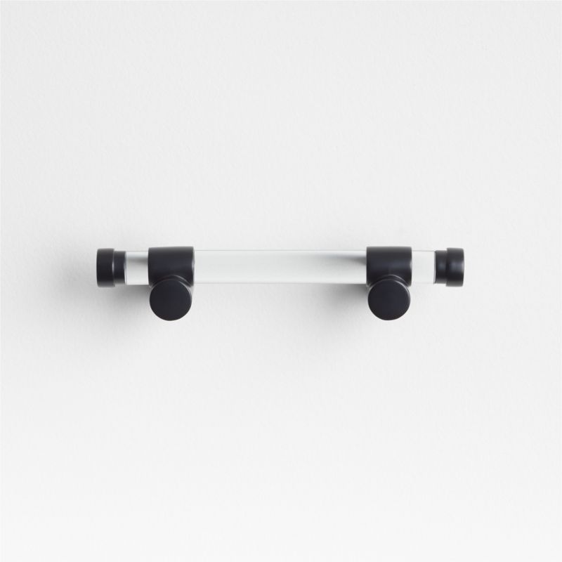 Round Acrylic Black Cabinet Drawer Bar Pull 3" added by Spoak Member