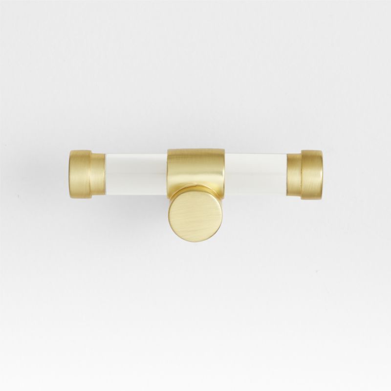 Round Acrylic Brushed Brass Cabinet Knob added by Spoak Member