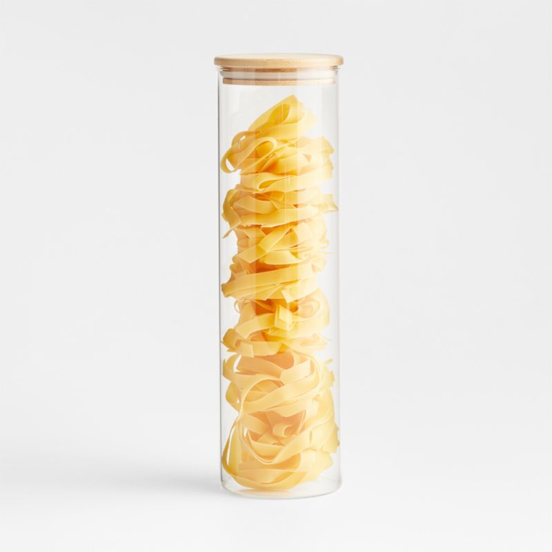 Extra-Large Round Glass Canister with Bamboo Lid added by Spoak Member