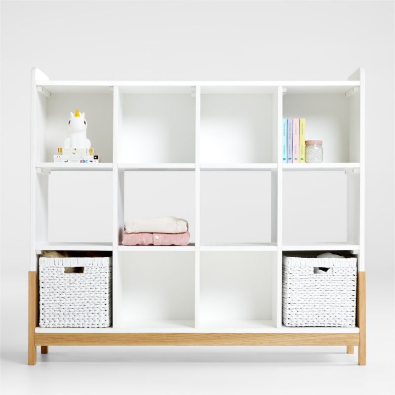 Rue White Wood 12-Cube Bookcase added by Spoak Member