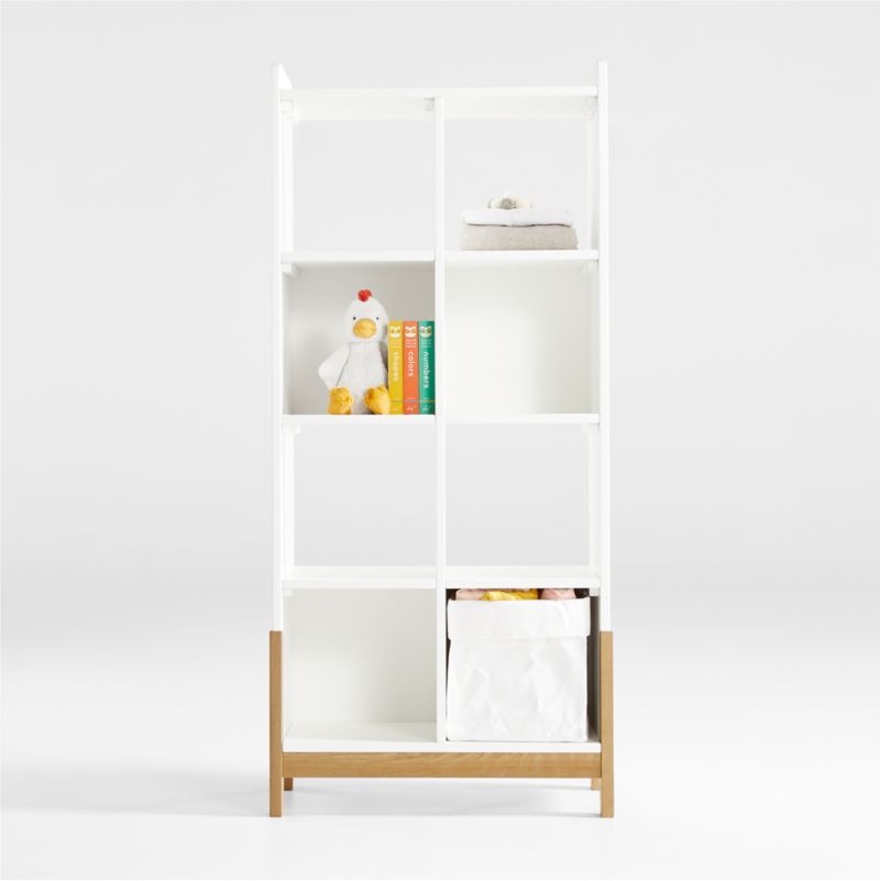Rue White Wood 8-Cube Bookcase added by Spoak Member