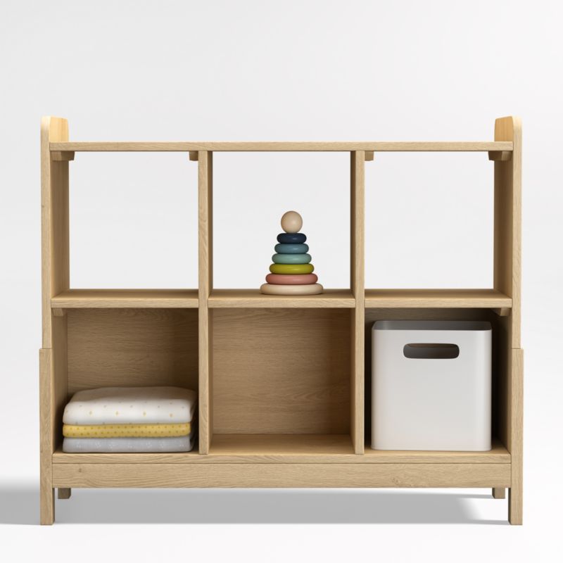 Rue Natural Wood 6-Cube Low Bookcase added by Spoak Member