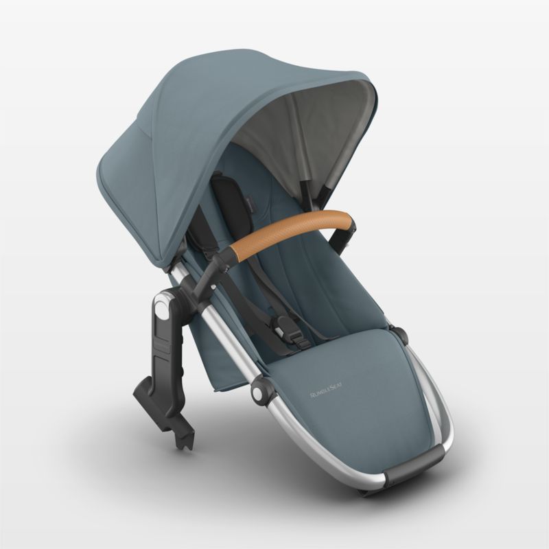 UPPAbaby ® RumbleSeat V3 Callum Stone Blue with Silver Frame Baby Stroller Seat added by Spoak Member