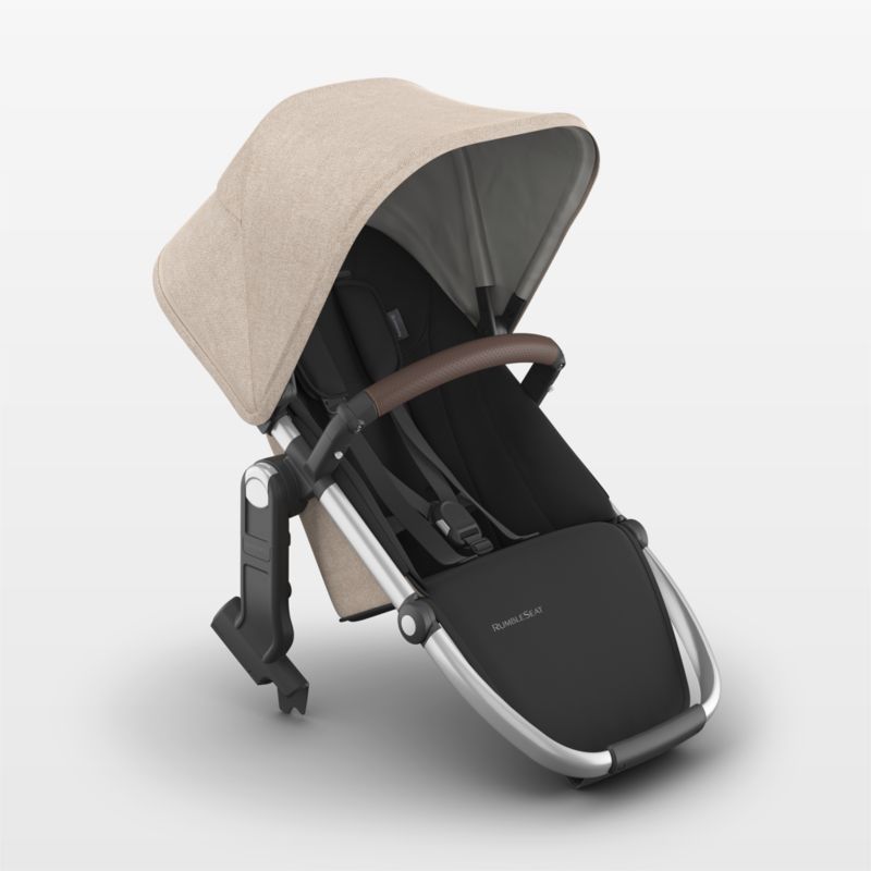 UPPAbaby ® RumbleSeat V3 Declan Oat Melange with Silver Frame Baby Stroller Seat added by Spoak Member