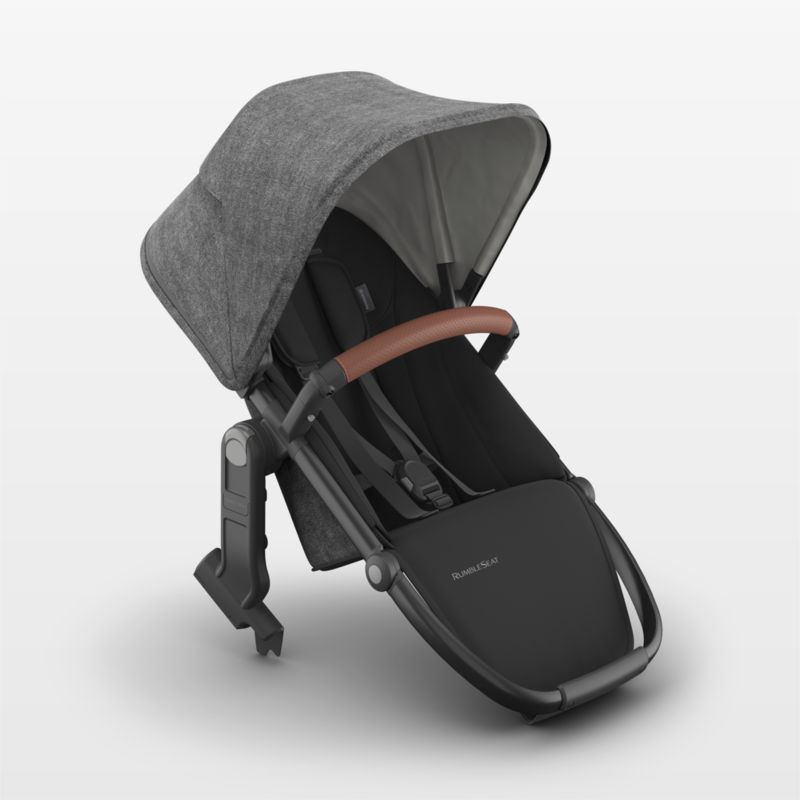 UPPAbaby ® RumbleSeat V3 Greyson Charcoal Melange with Black Frame Baby Stroller Seat added by Spoak Member