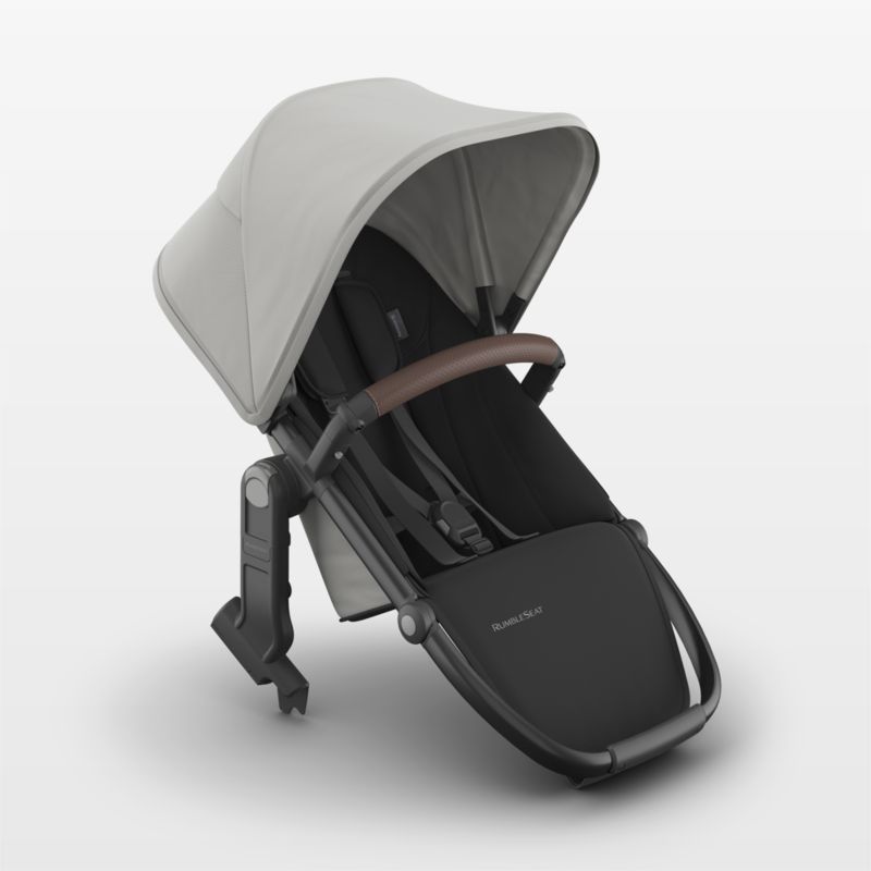 UPPAbaby ® RumbleSeat V3 Savannah Pearl Gray Jacquard with Black Frame Baby Stroller Seat added by Spoak Member