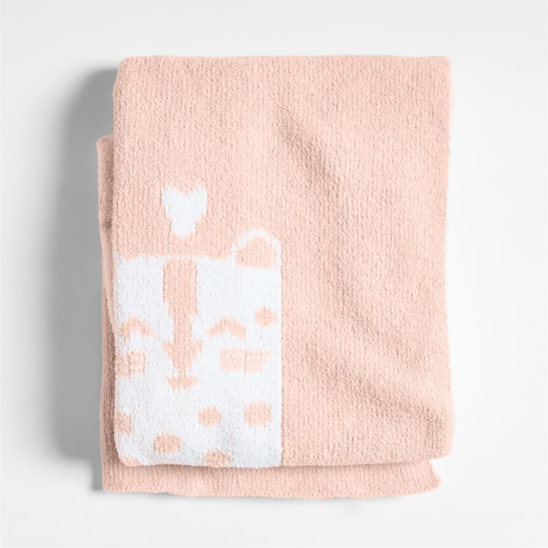 Reversible Sleepy Baby Light Pink Leopard Chenille Baby Stroller Blanket added by Spoak Member