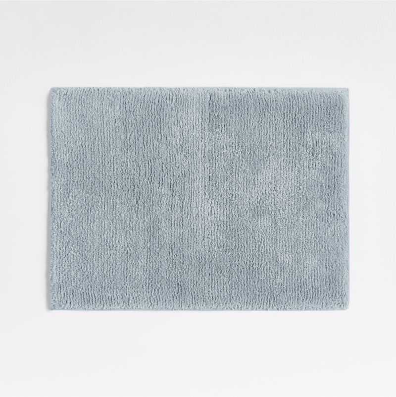 Rylan Organic Cotton Mist Blue Bath Mat 18"x24" added by Spoak Member