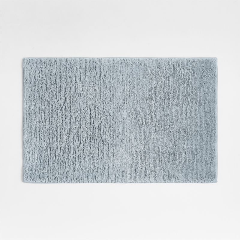 Rylan Organic Cotton MistBlue Bath Mat 24"x36" added by Spoak Member