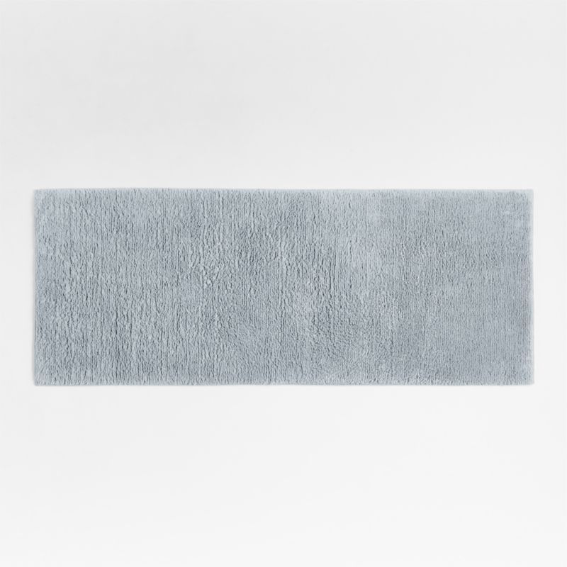 Rylan Organic Cotton Mist Blue Bath Mat 24"x60" added by Spoak Member