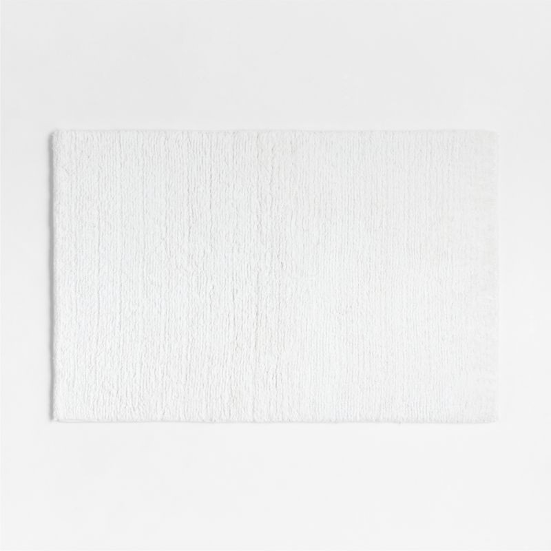 Rylan Organic Cotton White Bath Mat 24"x36" added by Spoak Member