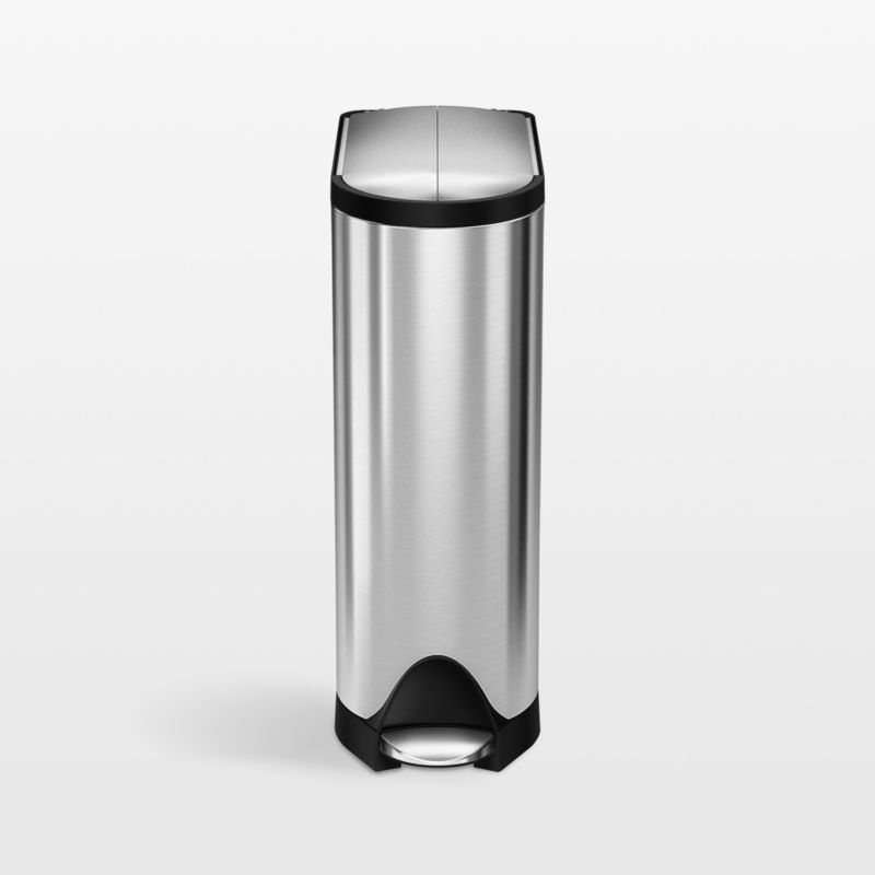 simplehuman 40-Liter Brushed Stainless Steel Butterfly Recycler Can added by Spoak Member